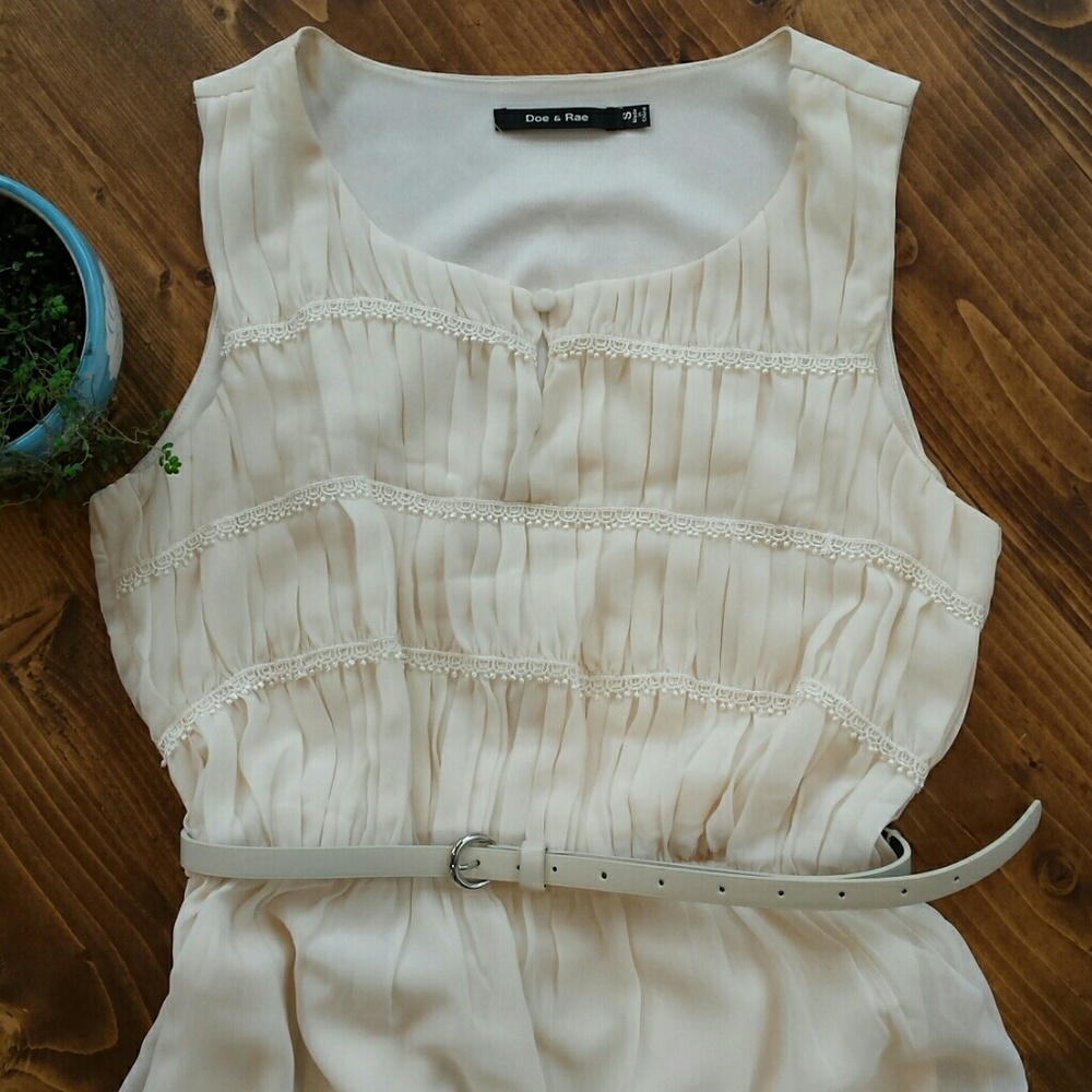 Cream Dress {Boutique}